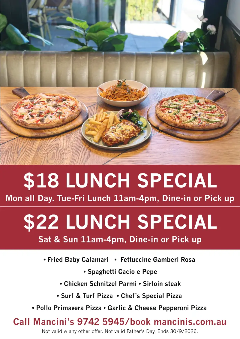 September Poster - Lunch Special September Poster - Lunch Special